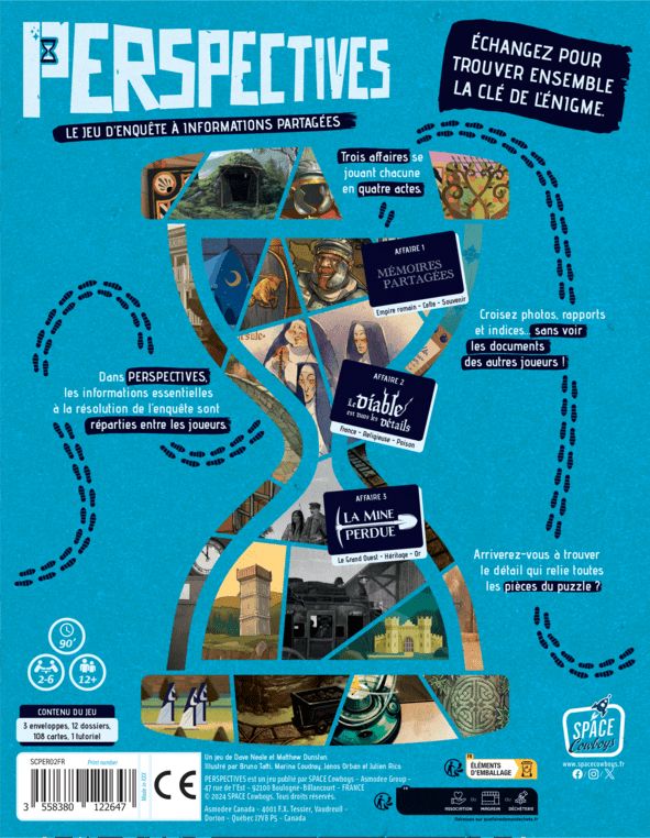 Perspectives Blue Board Games Space Cowboys