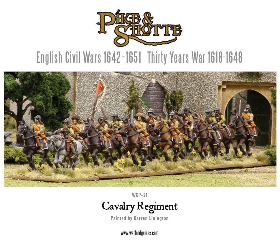 Pike & Shotte: Cavalry Regiment Plastic Boxed Set Miniatures Warlord Games