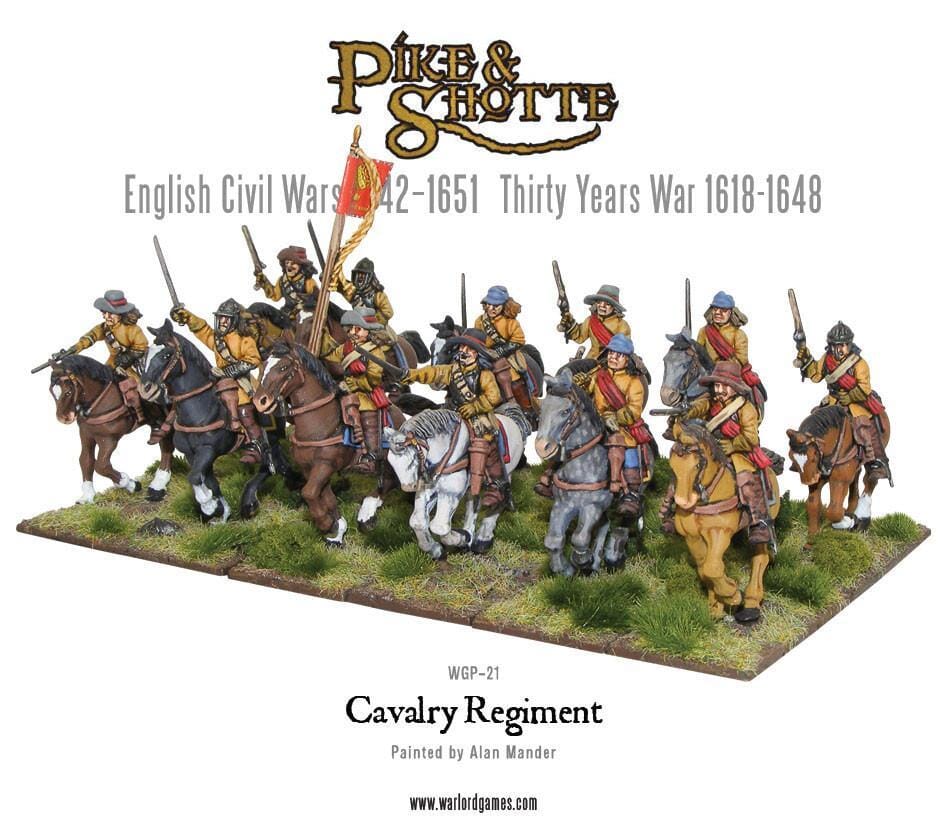 Pike & Shotte: Cavalry Regiment Plastic Boxed Set Miniatures Warlord Games
