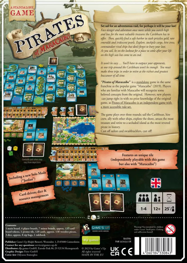 Pirates of Maracaibo Board Games DLP