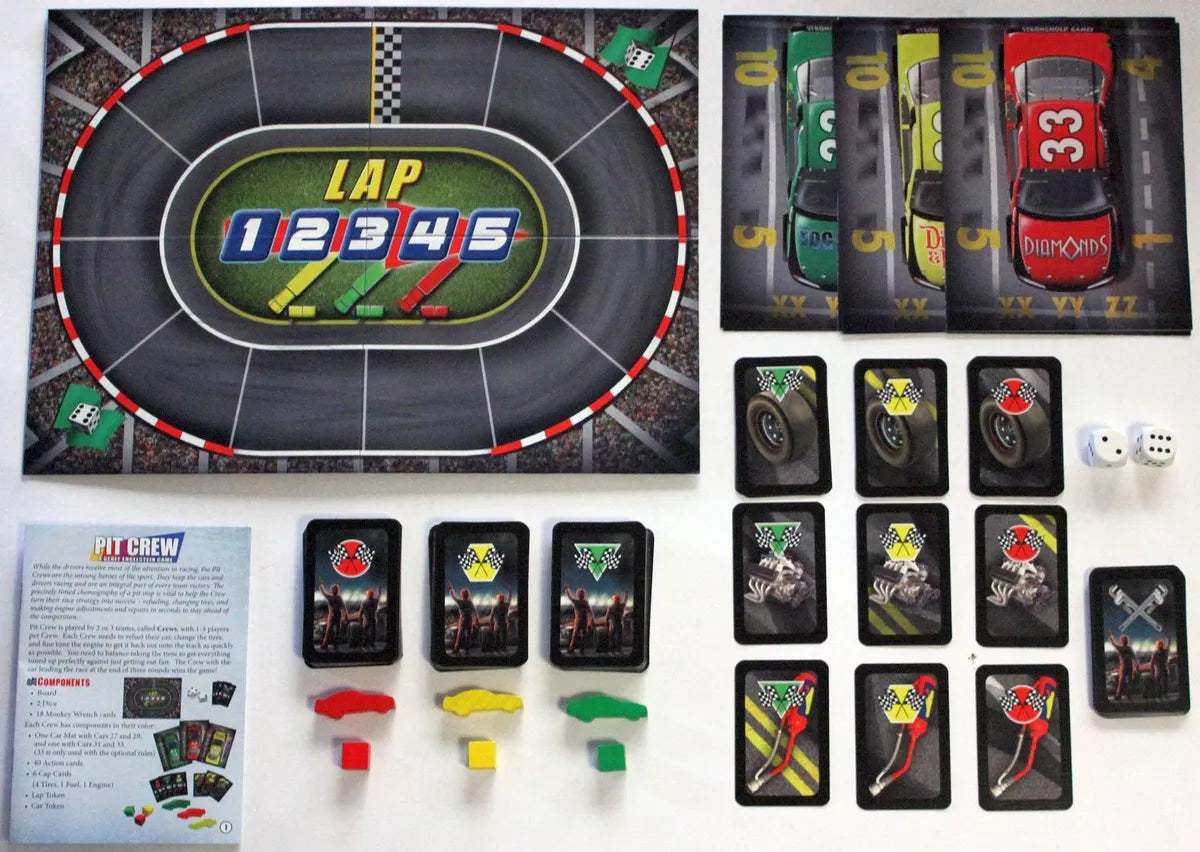 Pit Crew Board Games STRONGHOLD GAMES