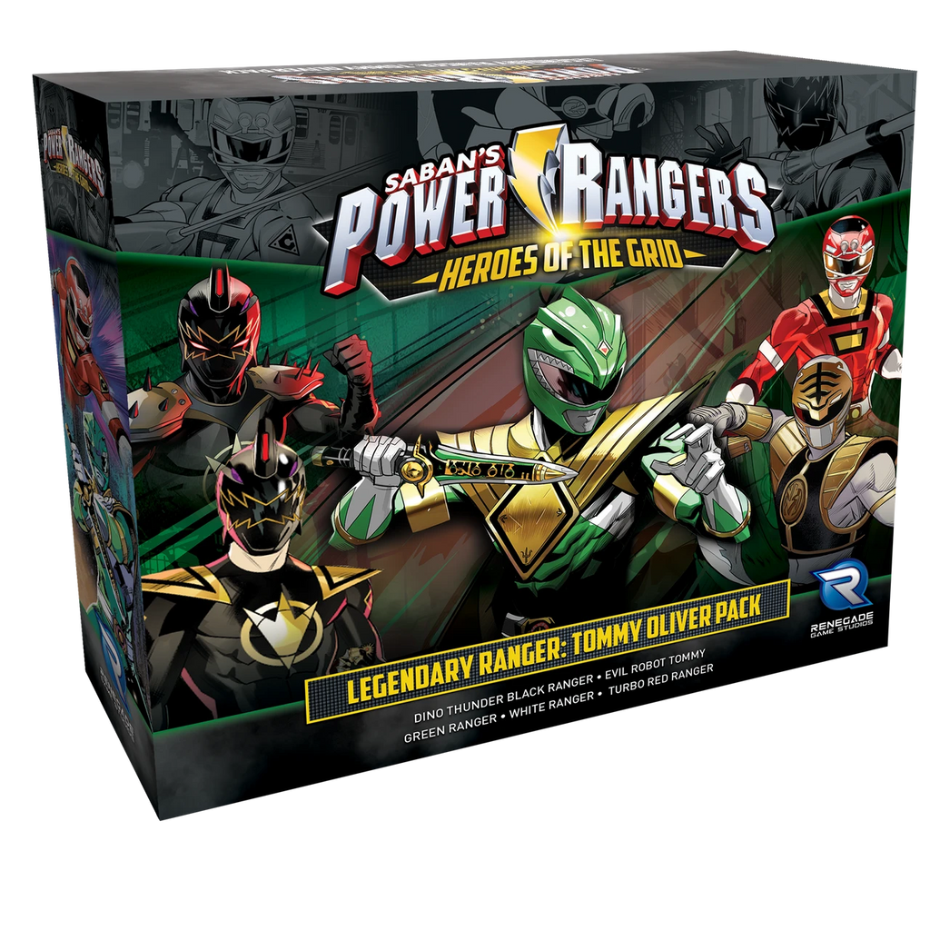Power Rangers: Heroes of the Grid - Legendary Rangers Tommy Oliver Pack Board Games Renegade Games Studios