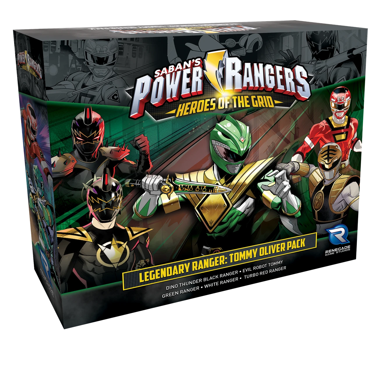 Power Rangers: Heroes of the Grid - Legendary Rangers Tommy Oliver Pack Board Games Renegade Games Studios