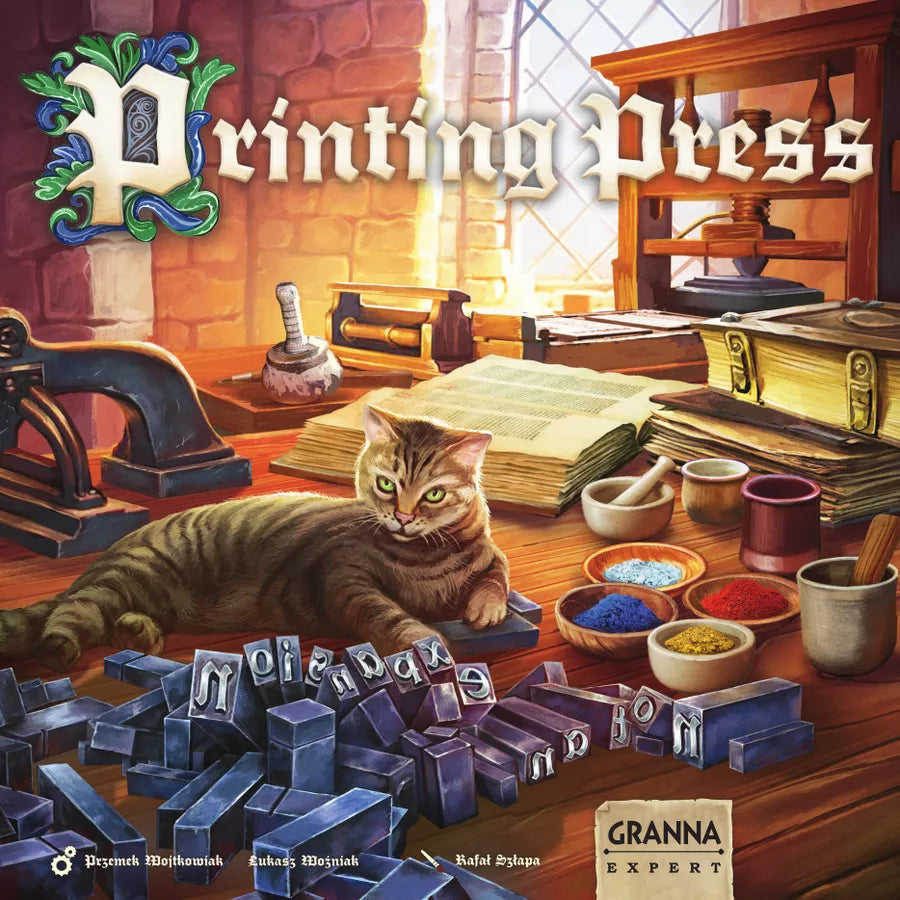 Printing Press Board Games Granna Expert