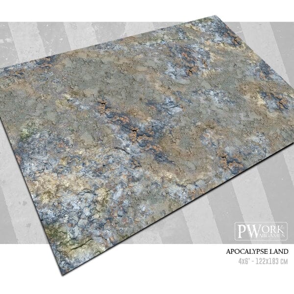 PWork Wargames Neoprene Gaming Mat 44x60" Play Mats Pwork Apocalypse Land 
