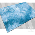 PWork Wargames Neoprene Gaming Mat 44x60" Play Mats Pwork Ice Planet 