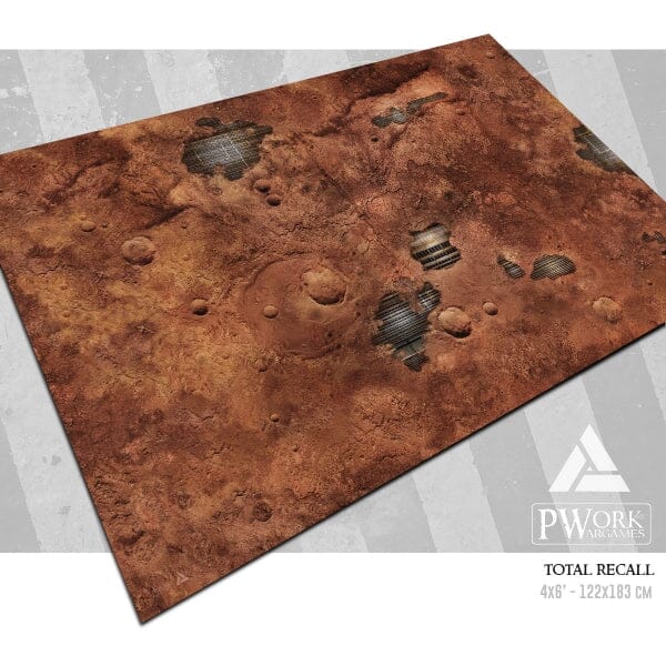 PWork Wargames Neoprene Gaming Mat 44x60" Play Mats Pwork Total Recall 