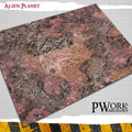 PWork Wargames Neoprene Gaming Mat 4x6 Play Mats Pwork Alien Planet