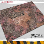 PWork Wargames Neoprene Gaming Mat 4x6 Play Mats Pwork Alien Planet