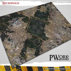 PWork Wargames Neoprene Gaming Mat 4x6 Play Mats Pwork Necropolis