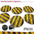 PWork Wargames Neoprene Objective Markers Supplies Pwork