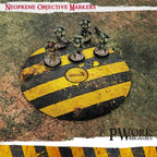 PWork Wargames Neoprene Objective Markers Supplies Pwork