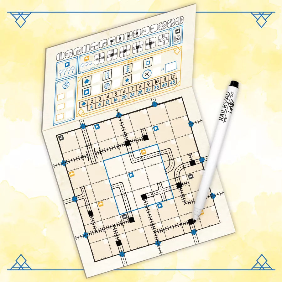 Railroad Ink Challenge - Shining Yellow Edition Board Games Horrible Guild