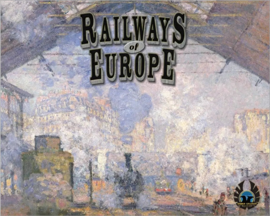 Railways of Europe ‐ Third edition Board Games Eagle-Gryphon Games