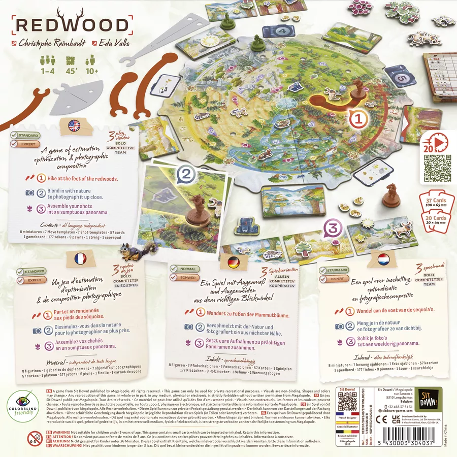 Redwood Board Games Sit Down!
