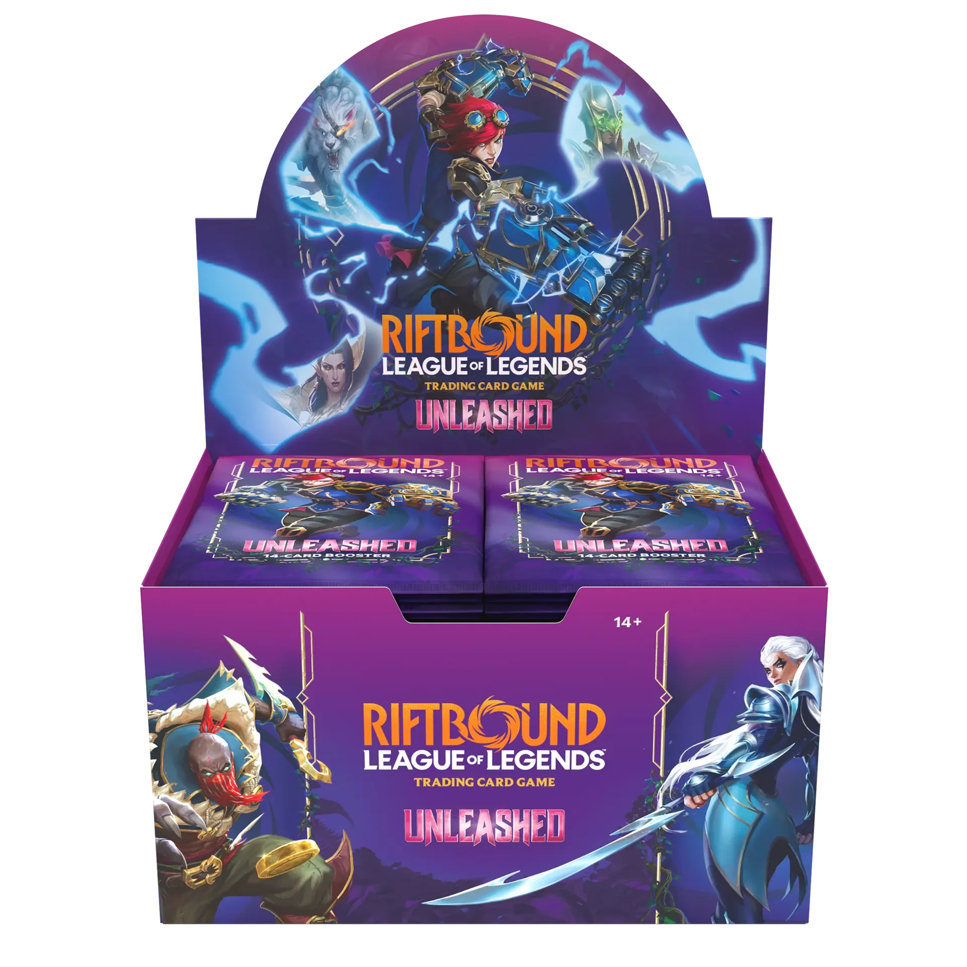 Riftbound Unleashed Booster Display CCG Riot Games 