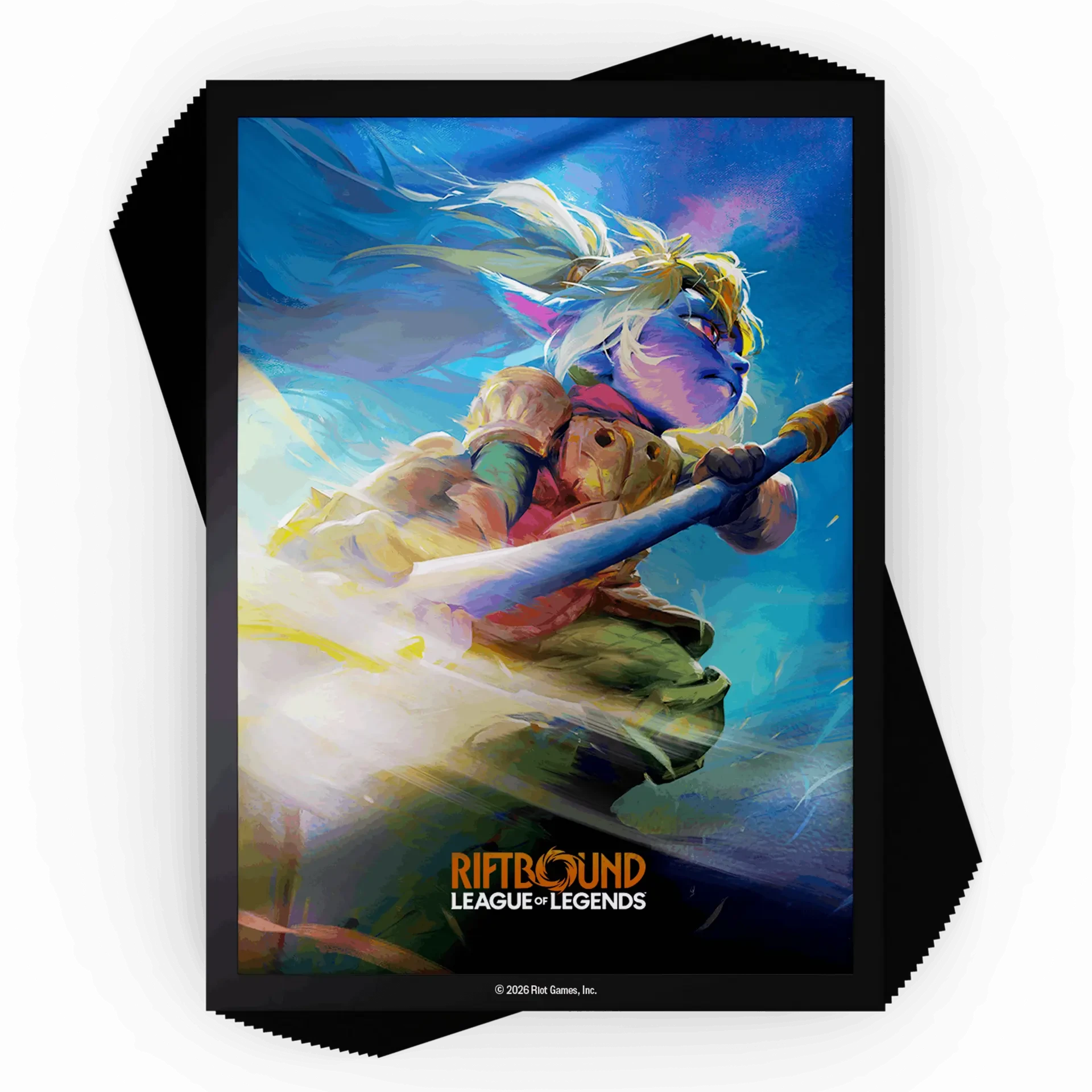 Riftbound Unleashed Sleeves - Poppy CCG Riot Games 