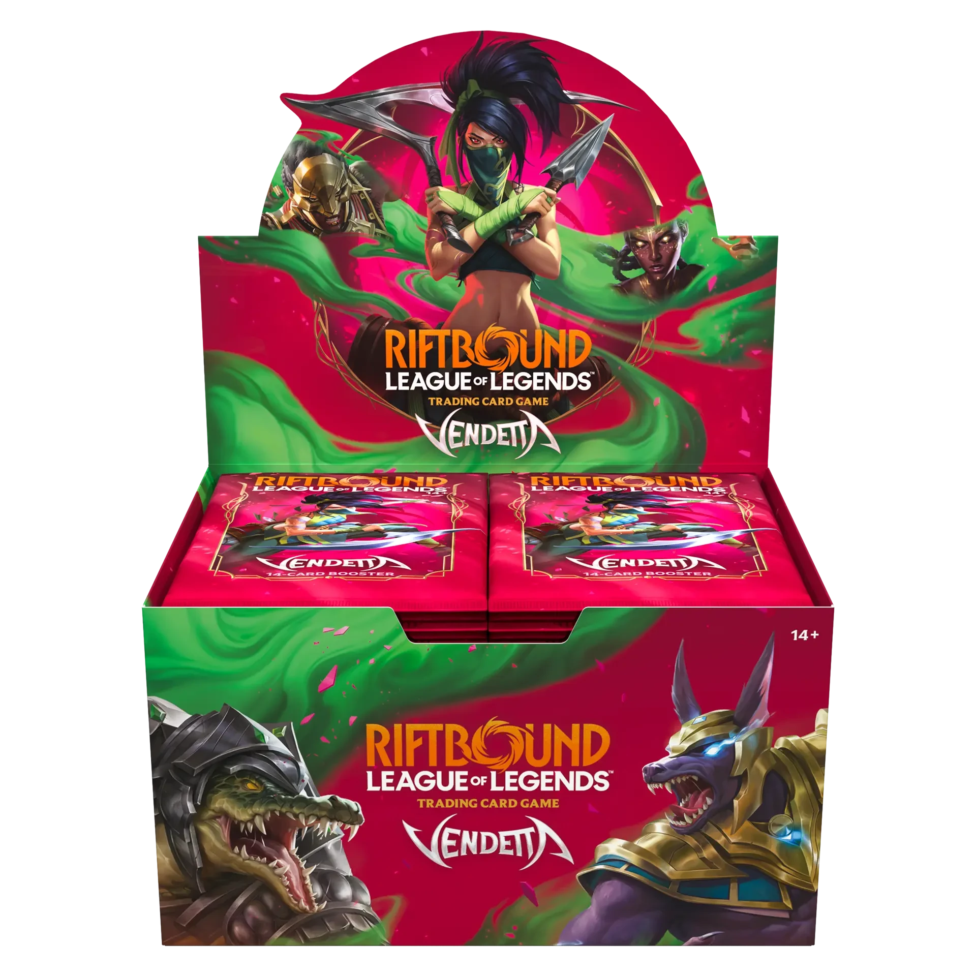 Riftbound Vendetta Booster Display CCG Riot Games 