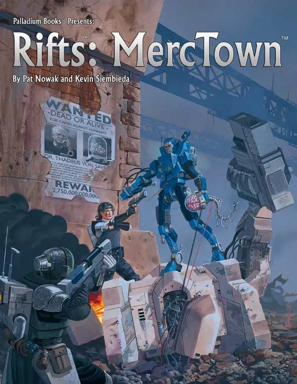 Rifts Merctown Sourcebook RPG Palladium