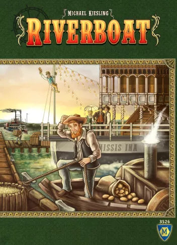 Riverboat - Set Collection Tile Placement Board Game Board Games Mayfair