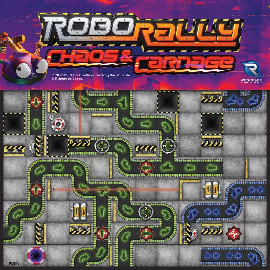 Robo Rally: Chaos & Carnage Expansion Board Games Renegade Games Studios