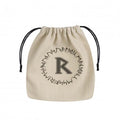 Runic Beige & Black Basic Dice Bag Dice Q Workshop
