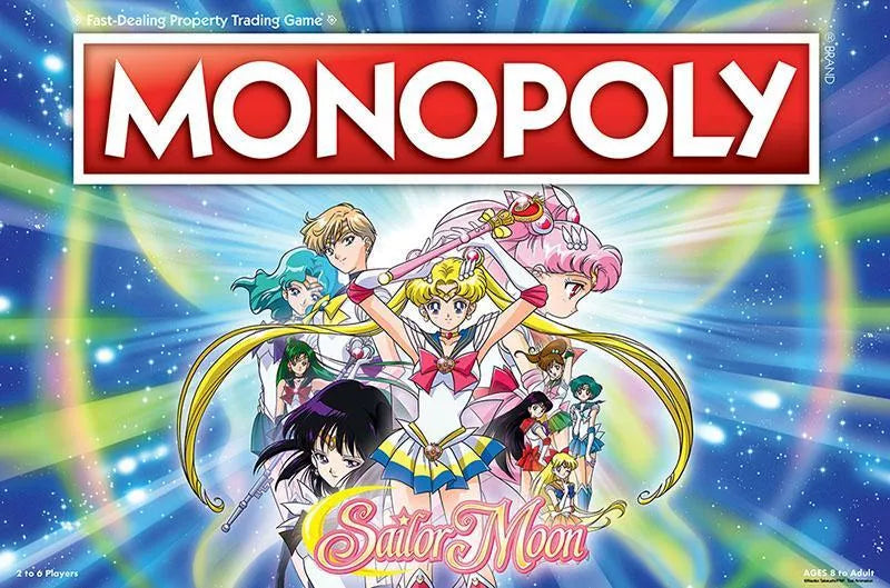 Sailor Moon Monopoly Board Games The Op