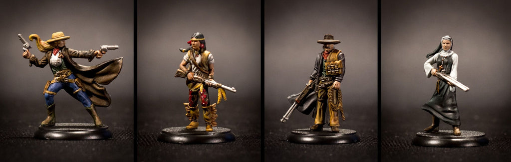 Shadows of Brimstone: Swamps of Death – Alt Gender Hero Pack Miniatures Flying Frog