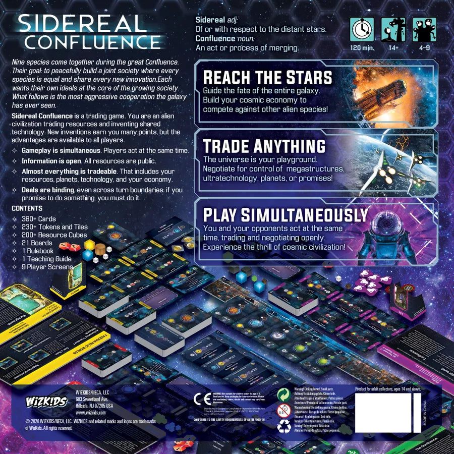 Sidereal Confluence: Remastered Edition Board Games Wizkids