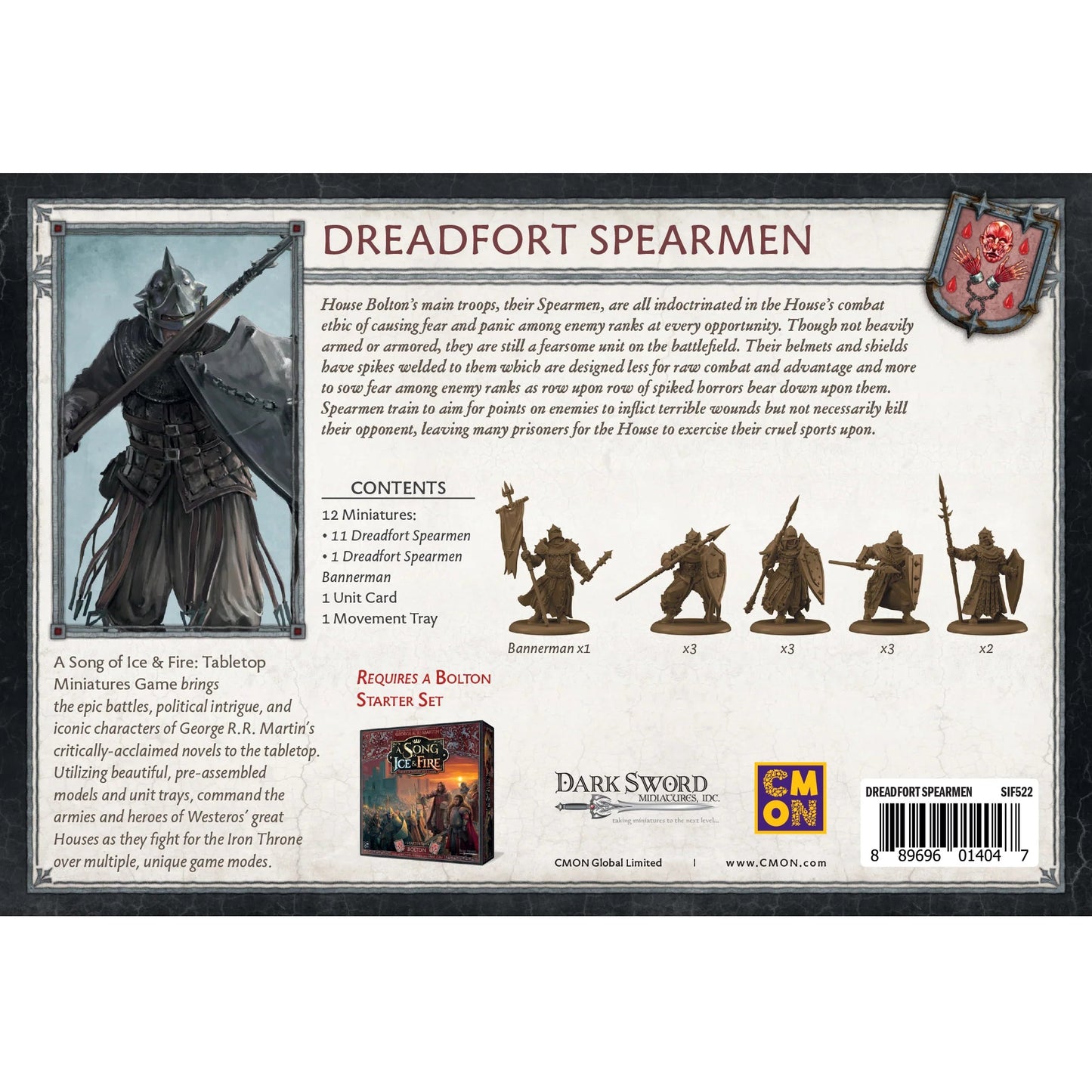 SIF Dreadfort Spearmen Miniatures CoolMiniOrNot 