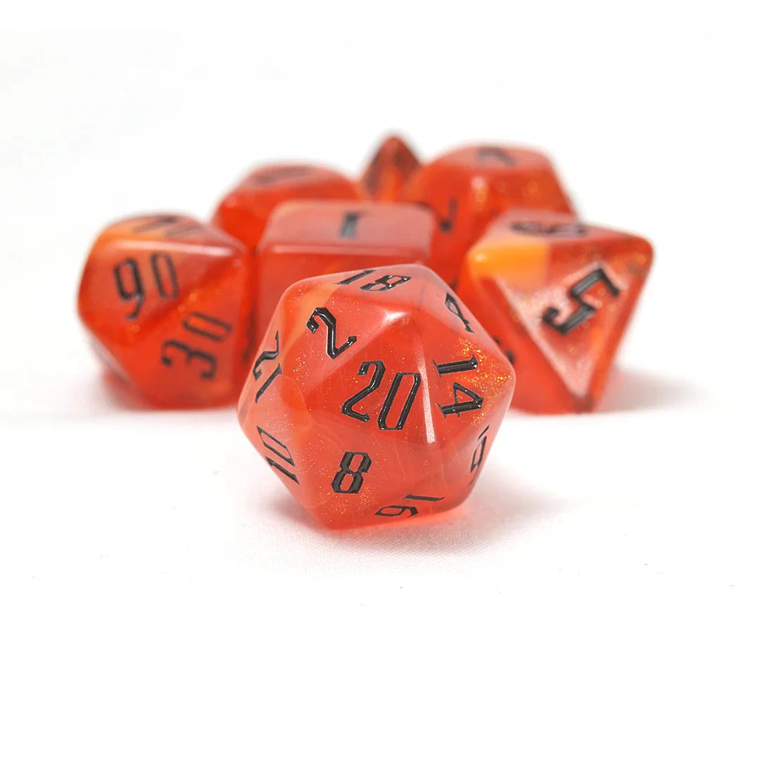 Sirius Dice Set - Fire Nebula Dice Set Dice Sets & Games Sirius Dice 