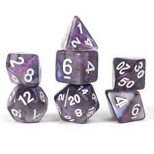 Sirius Dice Set - Treasure Amethyst Dice Set Dice Sets & Games Sirius Dice 