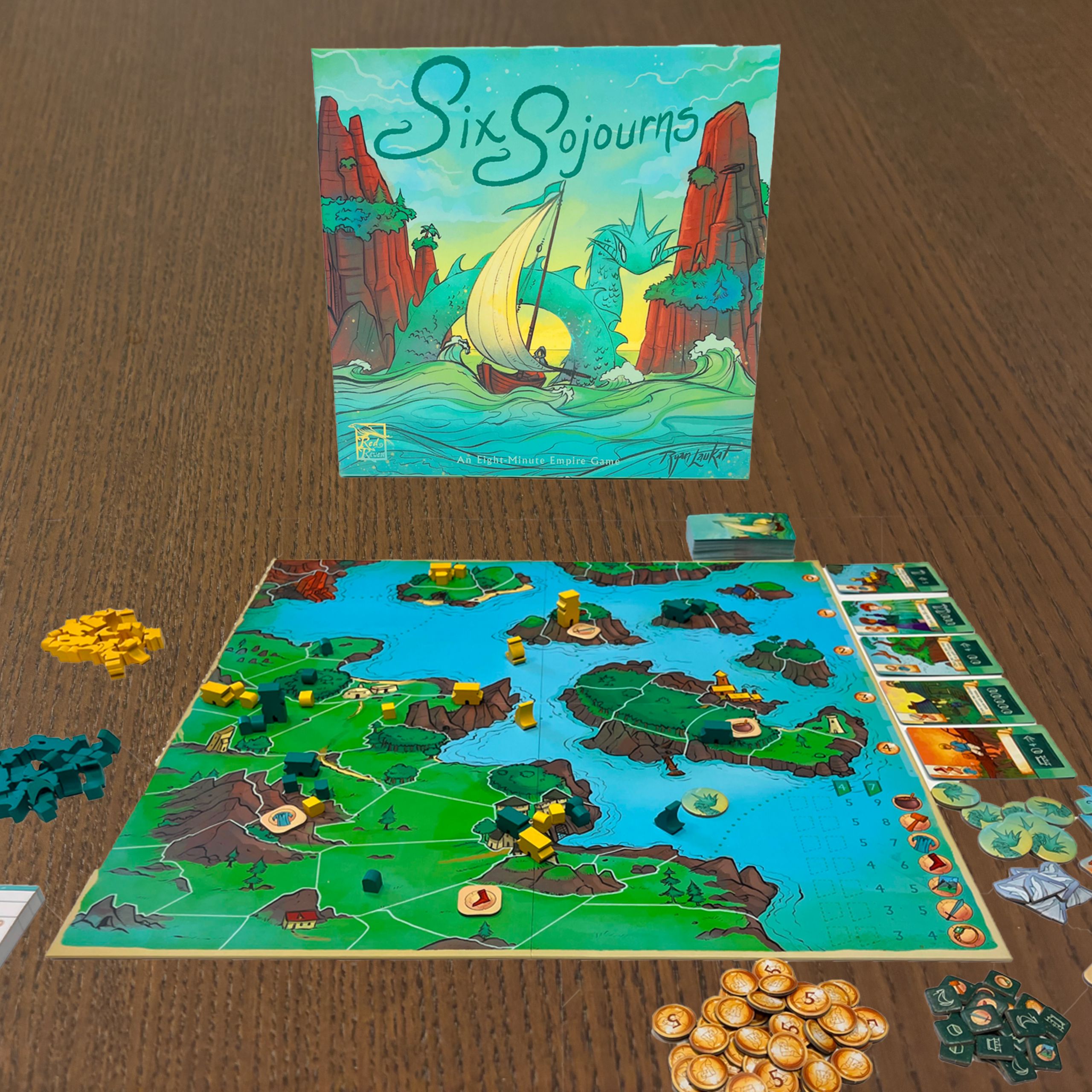 Six Sojourns Board Games Red Raven Games 