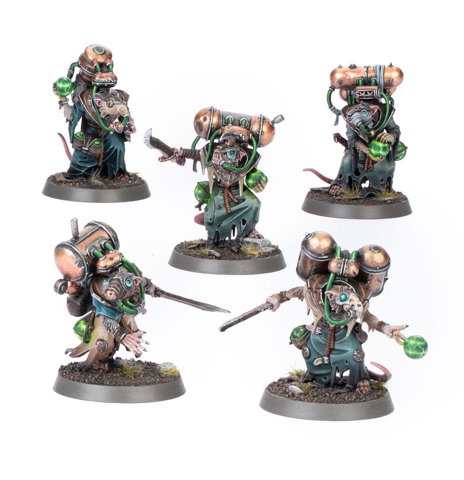 Skaven: Acolyte Globadiers Miniatures Games Workshop