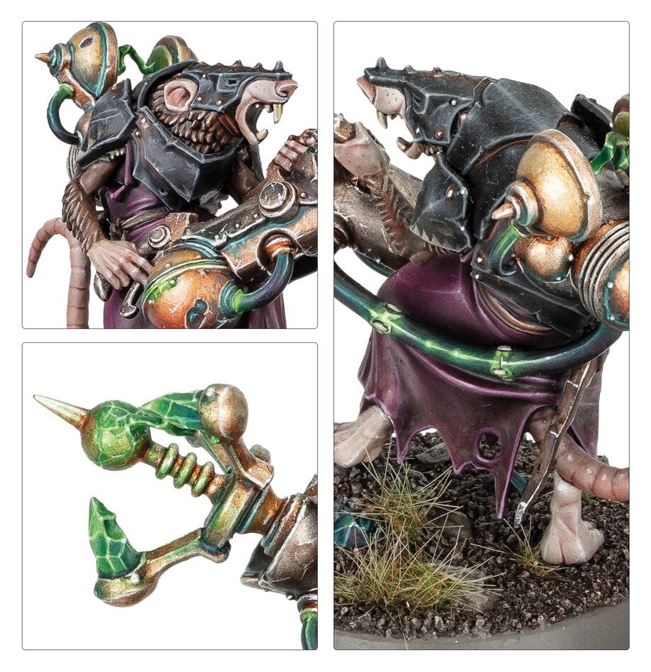 Skaven: Warlock Galvaneer Miniatures Games Workshop