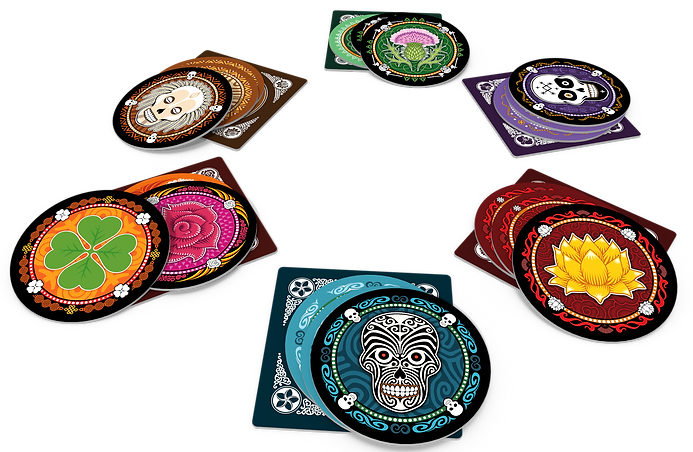 Skull - bluffing party card game Party Games Space Cowboys