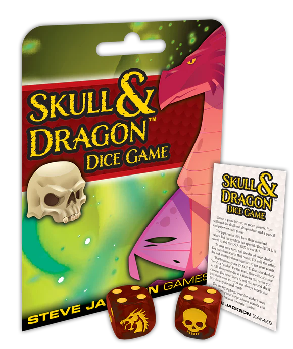 Skull & Dragon Dice Game Dice Sets & Games Steve Jackson Games