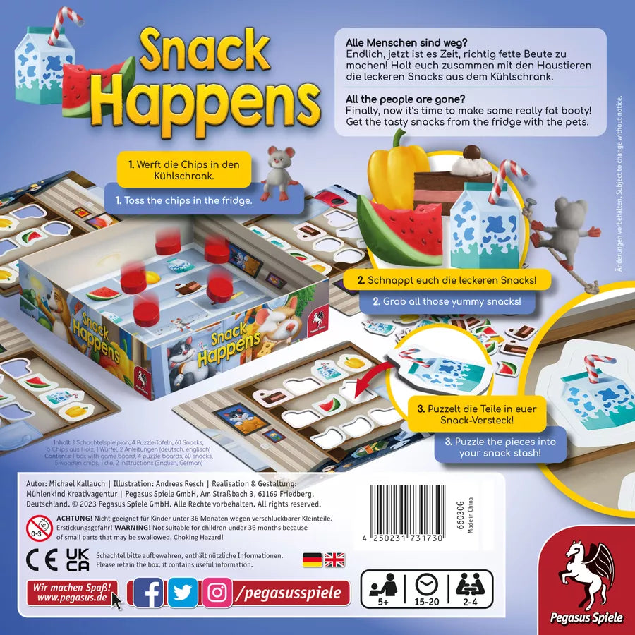 Snack Happens Board Games Pegasus Spiele