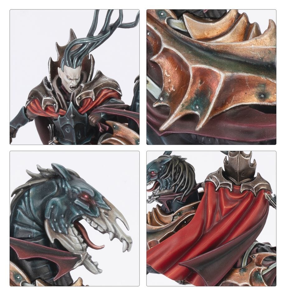 Soulblight Gravelords: Vampire Lord on Nightmare Steed Miniatures Games Workshop