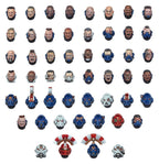 Space Marine Heads Miniatures Games Workshop 