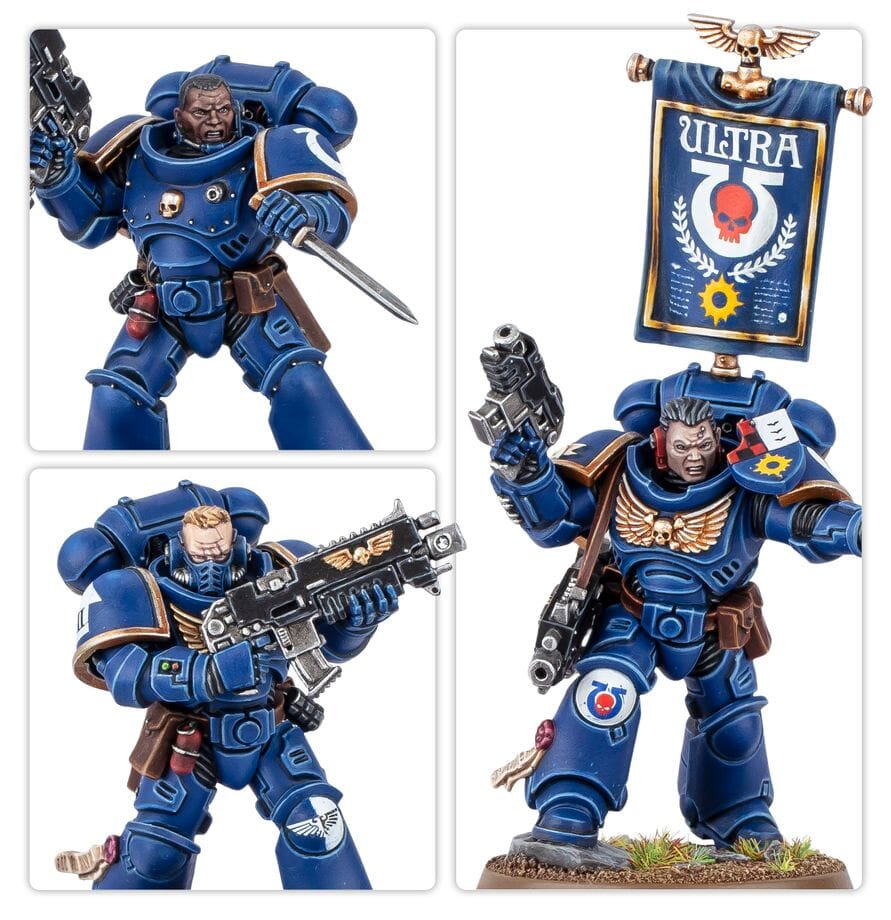 Space Marines: Intercessor Squad Miniatures Games Workshop 