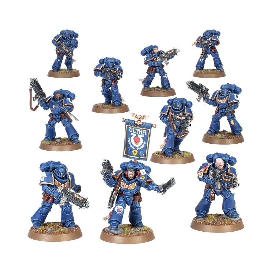 Space Marines: Intercessor Squad Miniatures Games Workshop 