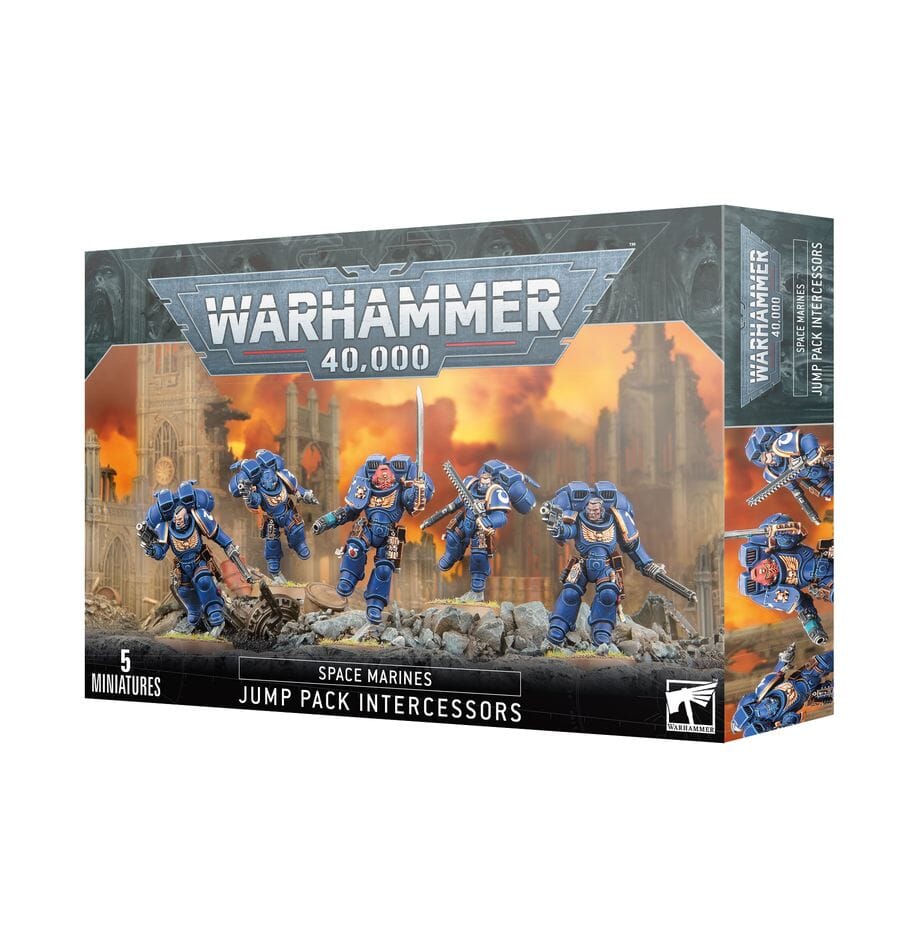 Space Marines Jump Pack Intercessors Miniatures Games Workshop