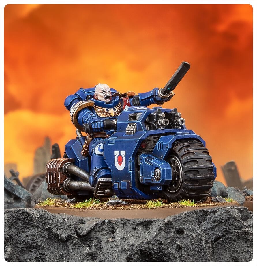 Space Marines: Outrider Squad Miniatures Games Workshop 