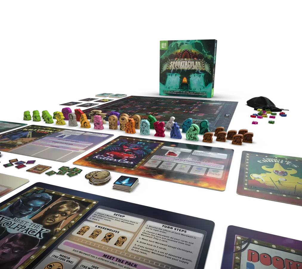 Spooktacular Board Games LEVEL 99 GAMES 
