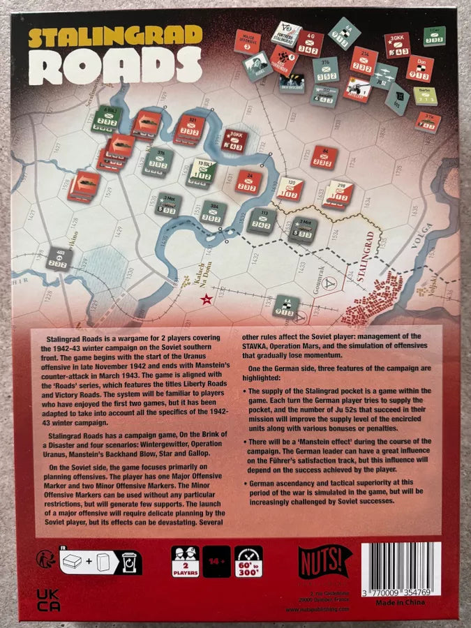 Stalingrad Roads: Battle on the Edge of the Abyss Board Games Nuts! Publishing