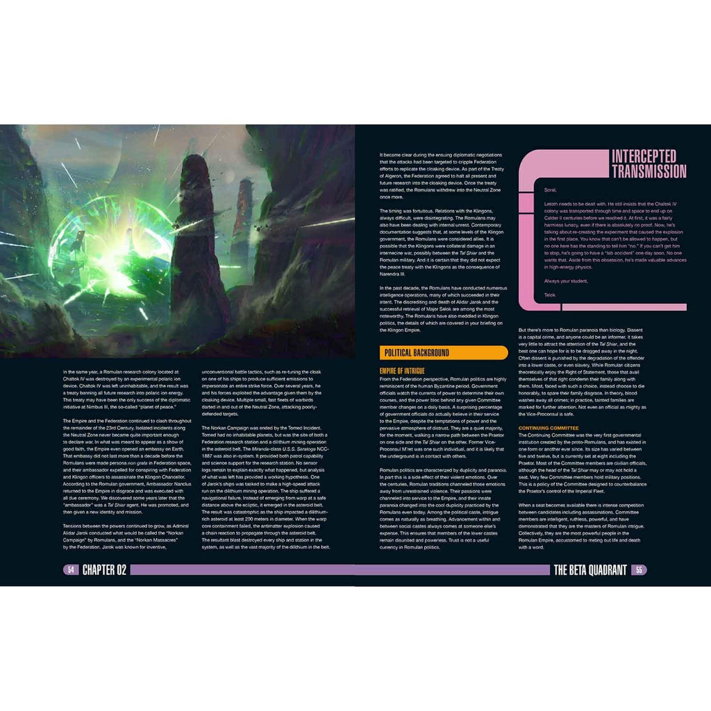 Star Trek Adventures: Beta Quadrant Sourcebook RPG MODIPHIUS