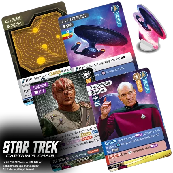 Star Trek: Captain's Chair - Deckbuilding Game Card Games Wizkids 