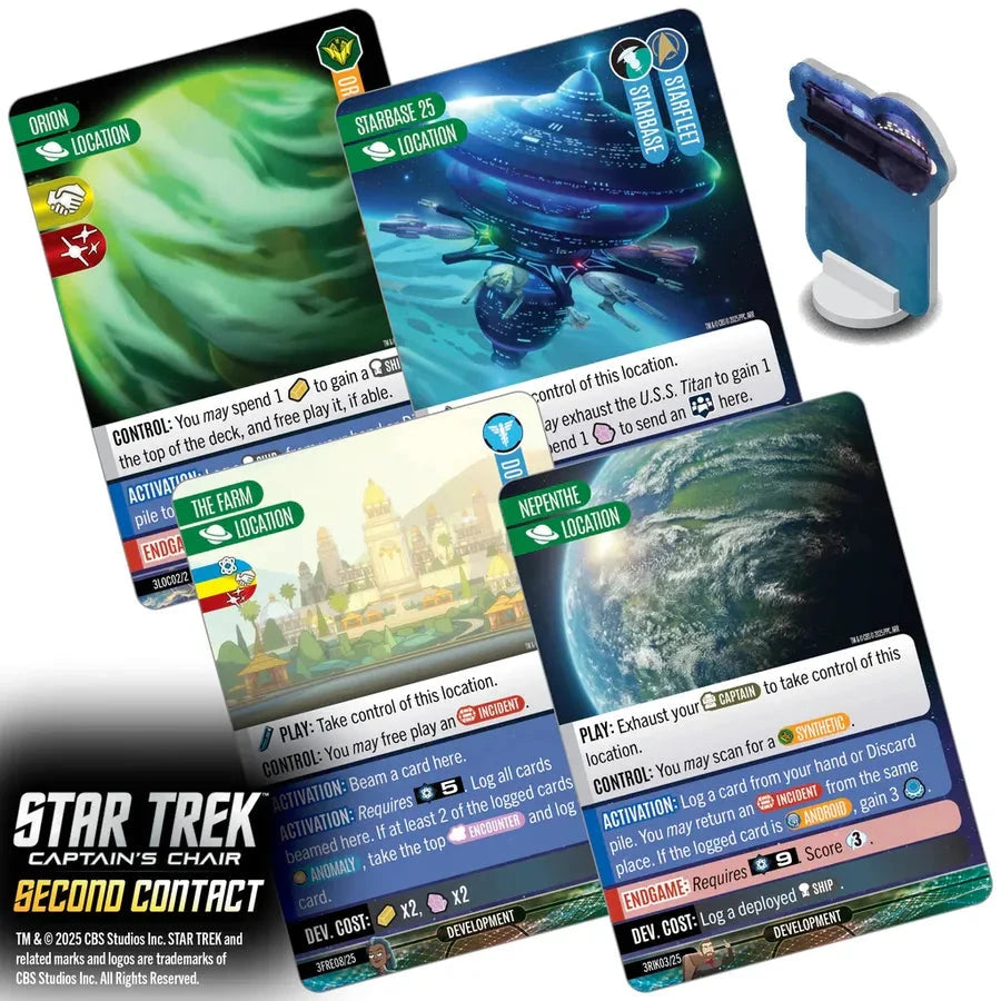 Star Trek Captain's Chair: Second Contact - Deckbuilding Game Card Games Wizkids 
