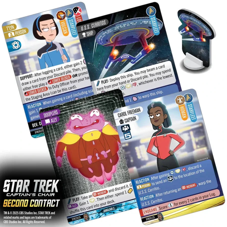 Star Trek Captain's Chair: Second Contact - Deckbuilding Game Card Games Wizkids 